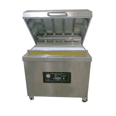CDZ-800 Single Chamber With Double Sealing Heat bars Vacuum Packaging Machine